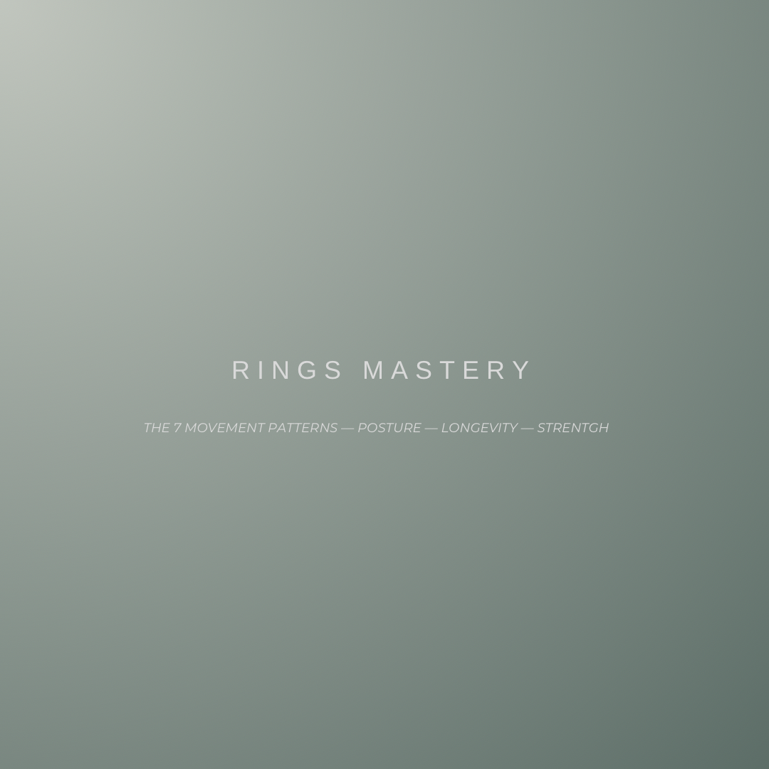 Rings Mastery Calisthenics Program