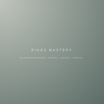 Rings Mastery Calisthenics Program