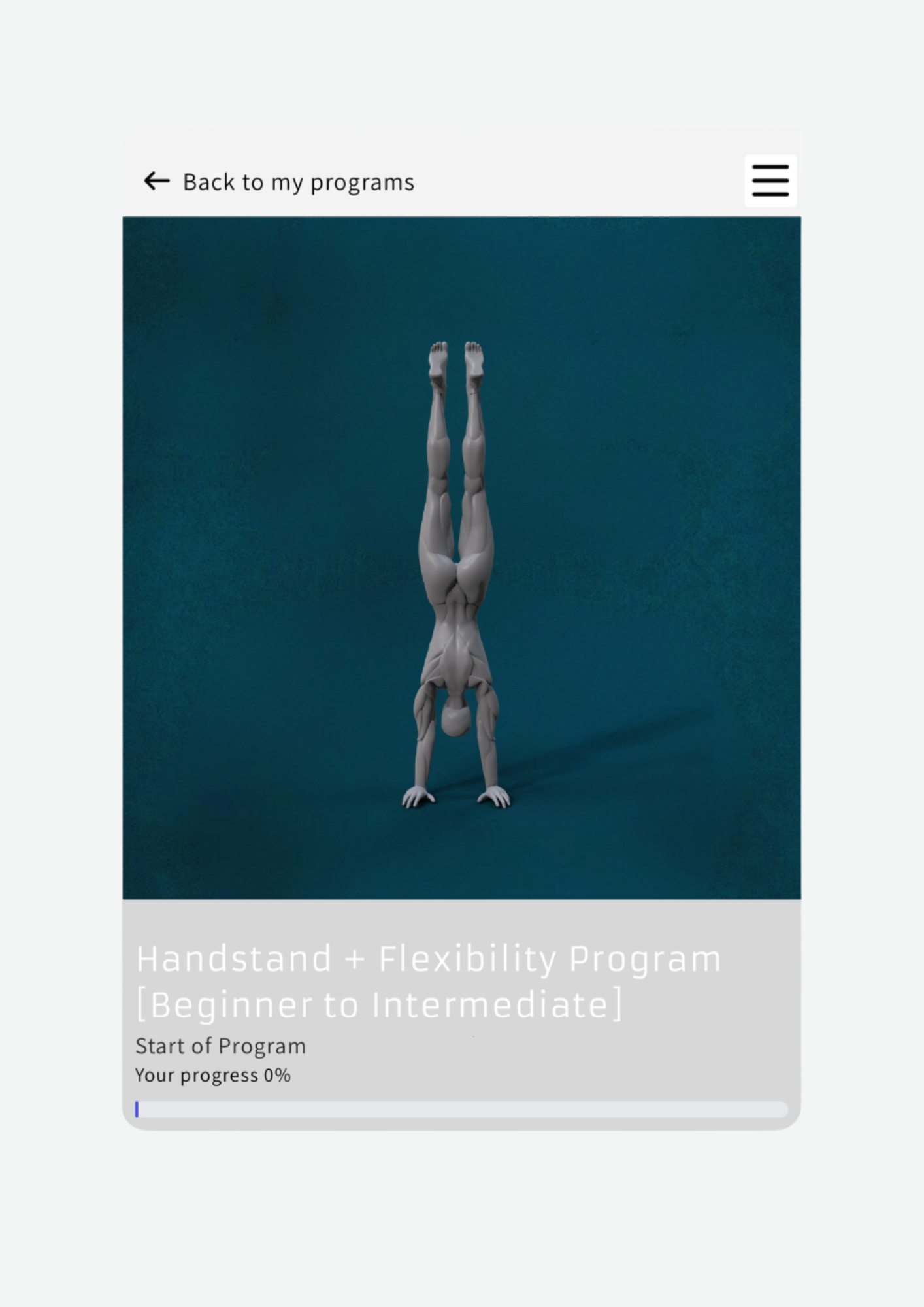 Complete Beginner Handstand Program